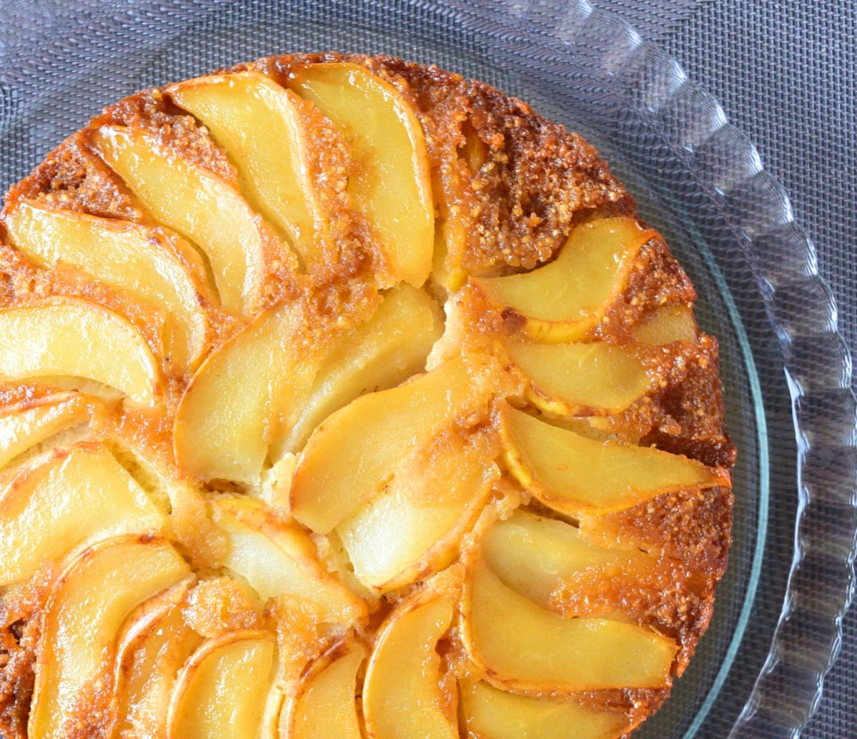 Upside Down Pear Cake Recipe