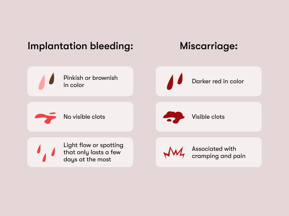 Implantation Bleeding Vs Miscarriage How To Tell The - vrogue.co