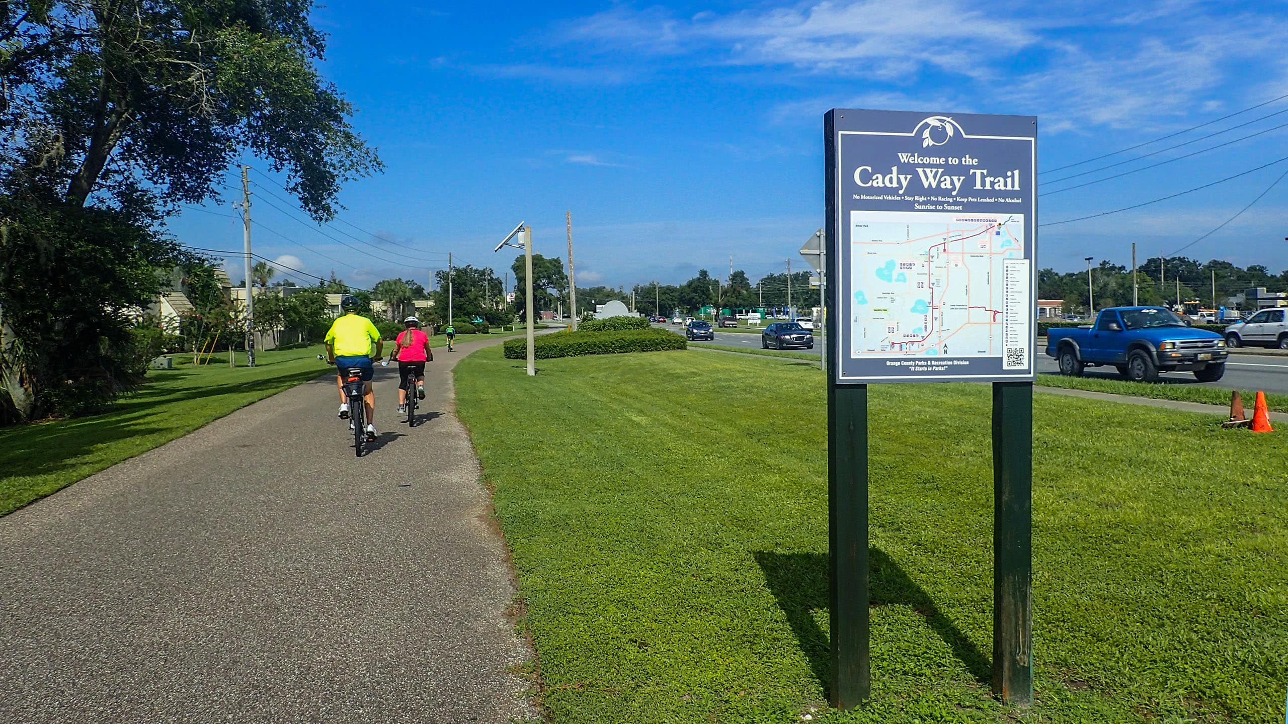 Cady Way Trail sign