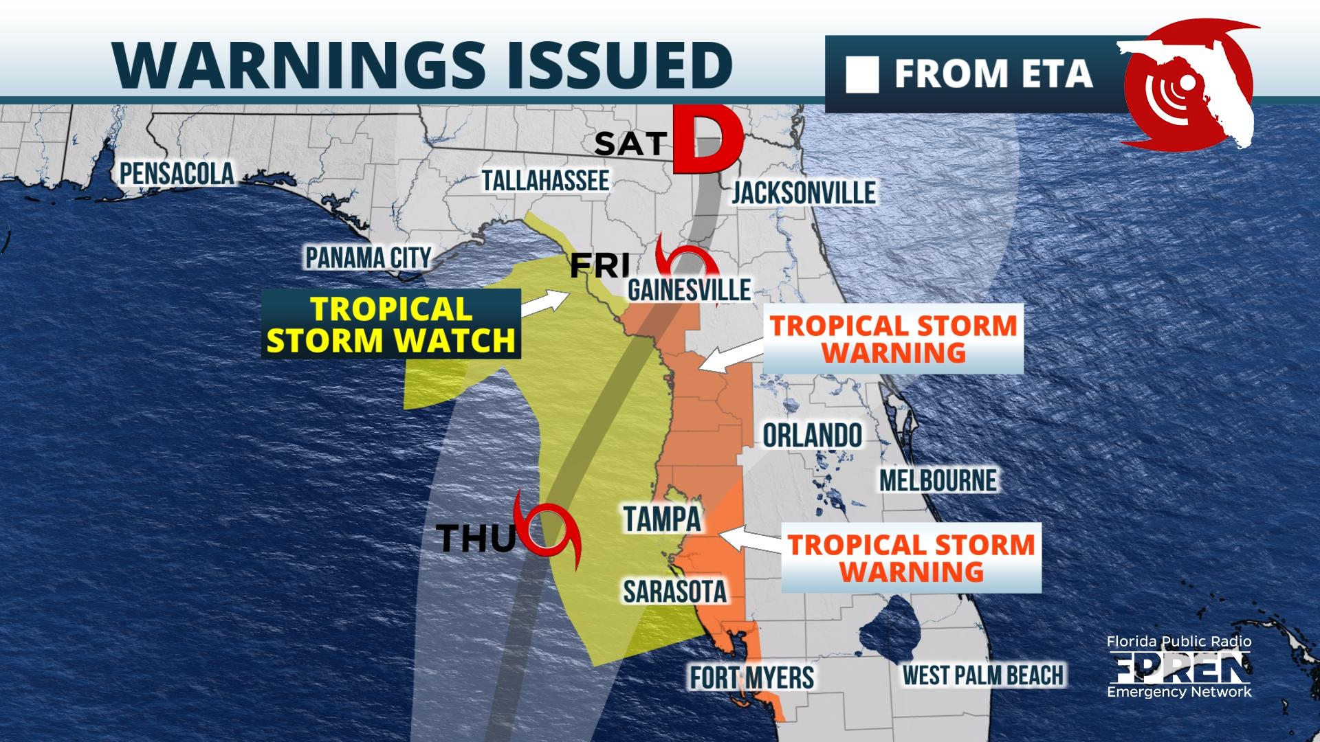 Tropical Storm Florida 2024 Update - Storm Emmeline