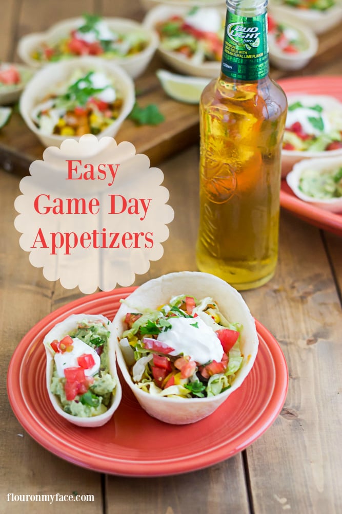 Easy Game Day Appetizers via flouronmyface.com