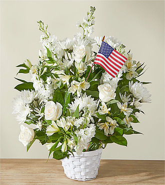 Eternal Affection Arrangement with Flag - S5450P-1F