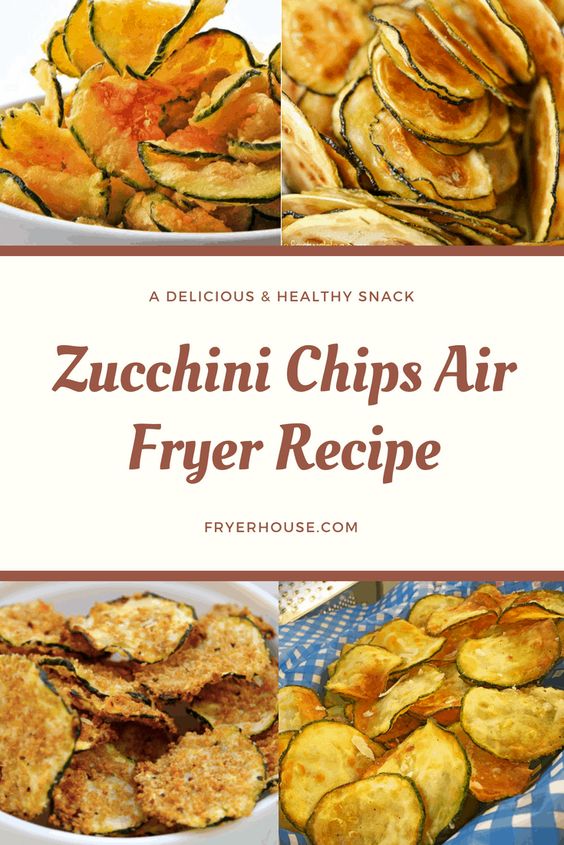 air fryer zucchini chips