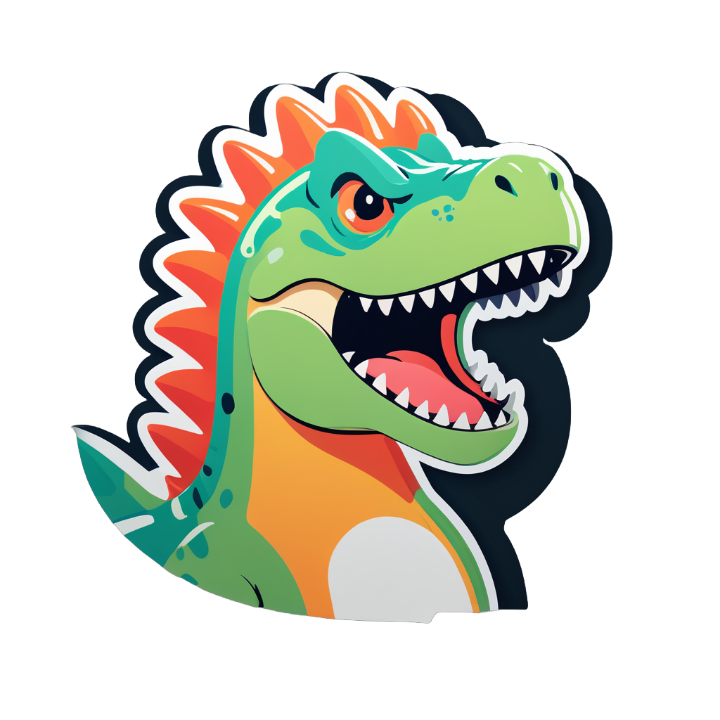 I made an AI sticker of Dino