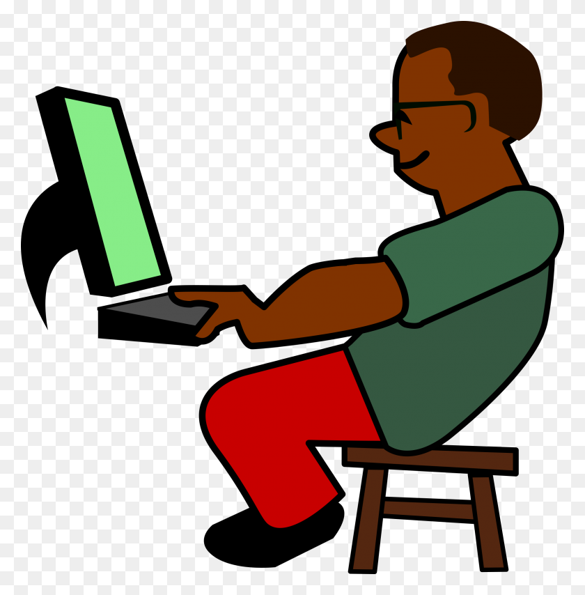 2357x2400 Clipart - Programmer Clipart