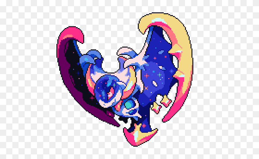 522x455 Lunala - Pokemon Gif PNG