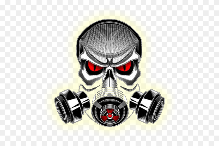 Gas Mask Illustration On Behance - Gas Mask PNG - FlyClipart