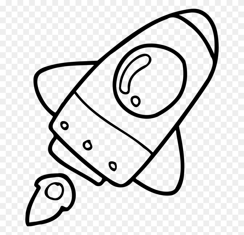 Rocket Ship Outline Free Download Clip Art - Rocket Black And White ...