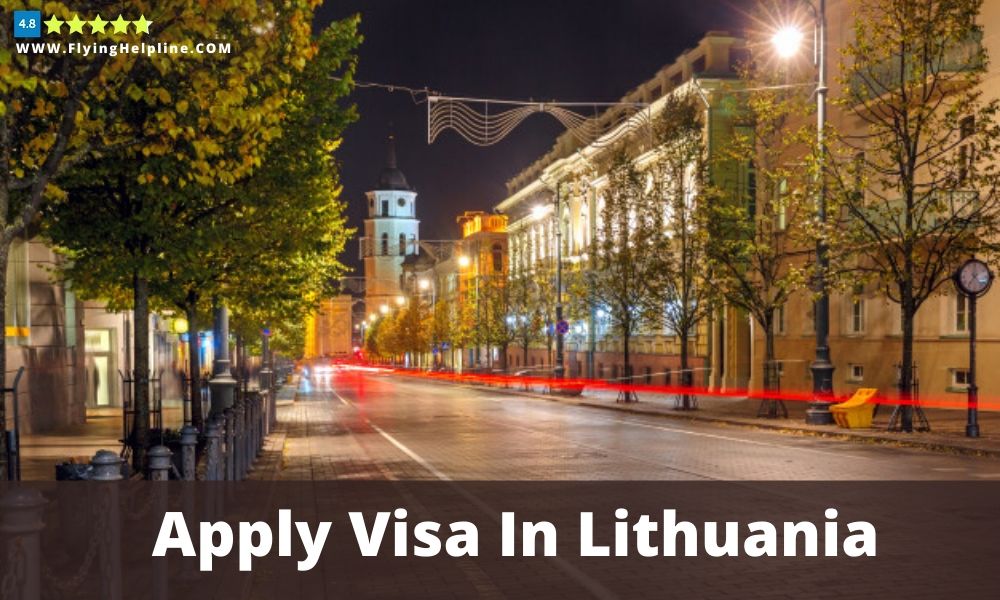 Apply travel visa in Lithuania