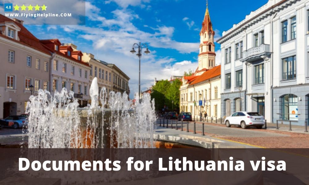 Documents for Apply travel visa in Lithuania