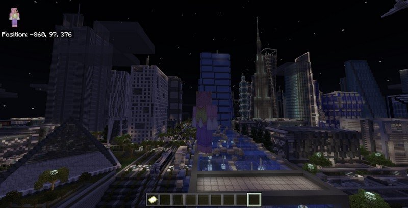 Minecraft modern city map 1.7 10 - chickspana