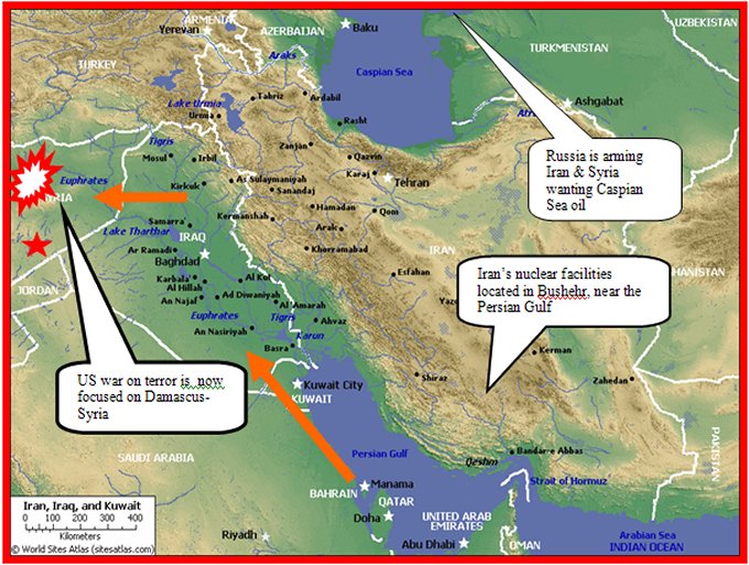 Bible Map Euphrates River