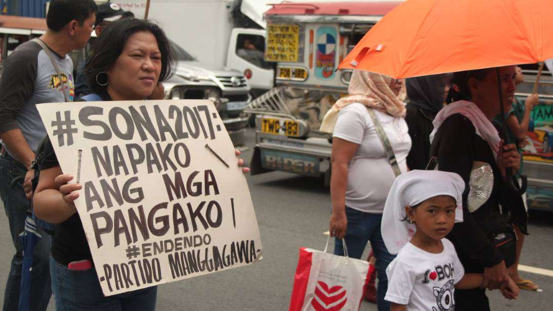 People Protest against Martial Law & Fascism on day of SONA | Focus on ...