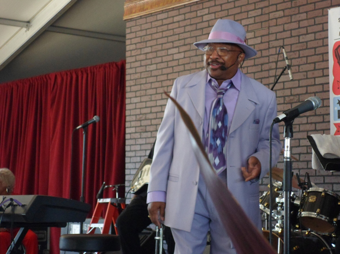 R&B singer Swamp Dogg participated in the Rhythm and Blues program at the 2011 Smithsonian Folk Festival. 