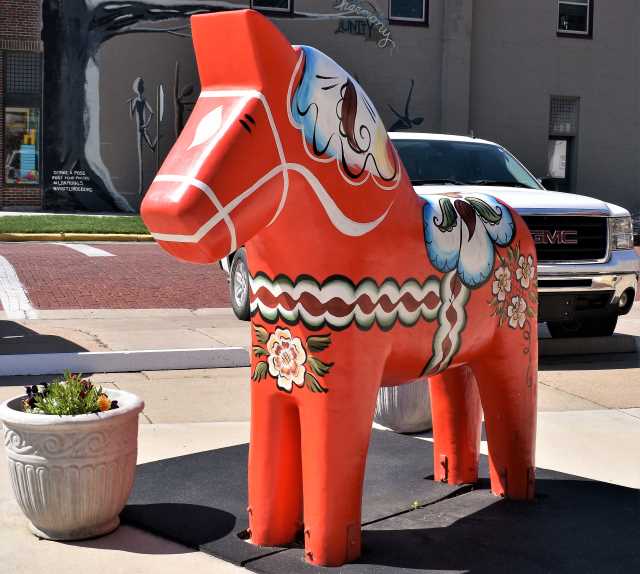 Dala Horse in Lindsborg