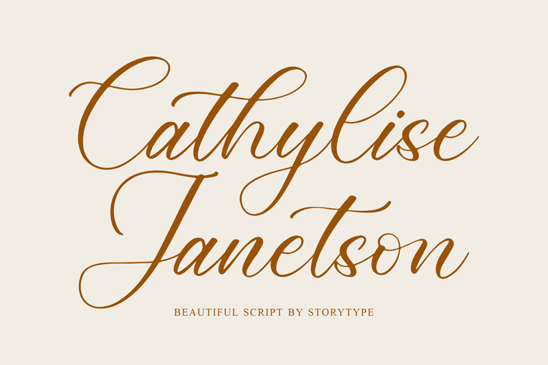 Cathylise Janetson Free Font Download