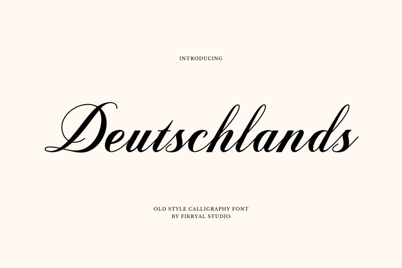 Deutschlands Free Font Download