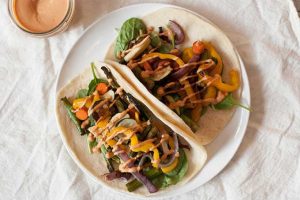 Veggie Tacos with Vegan Cashew Chipotle Sauce