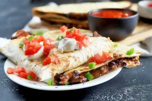 20-Minute Black Bean Oven Quesadillas