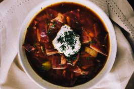 Classic European Borscht Soup