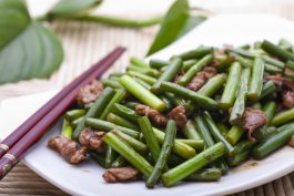 Garlic Scape Stir Fry