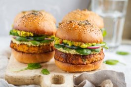 Savory Sweet Potato Burger