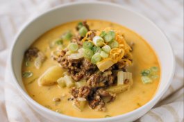 Cheesy Italian Sausage Chowder