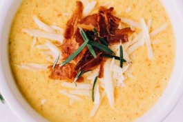 Cheesy Asiago Bisque