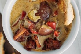 Cozy Cheeseburger Chowder