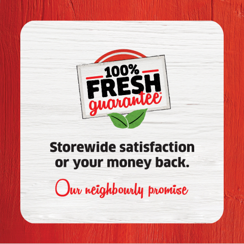 100% Fresh Guarantee