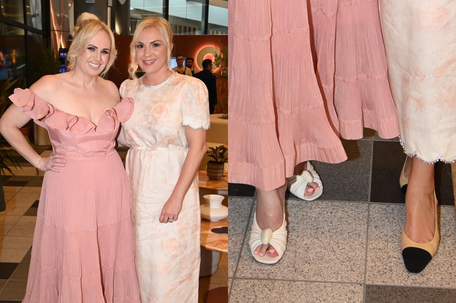 Rebel Wilson and wife Ramona Agruma attend the "Set in Style" dinner during day one at the 2025 Australian Open on January 12, 2025 in Melbourne, Australia.