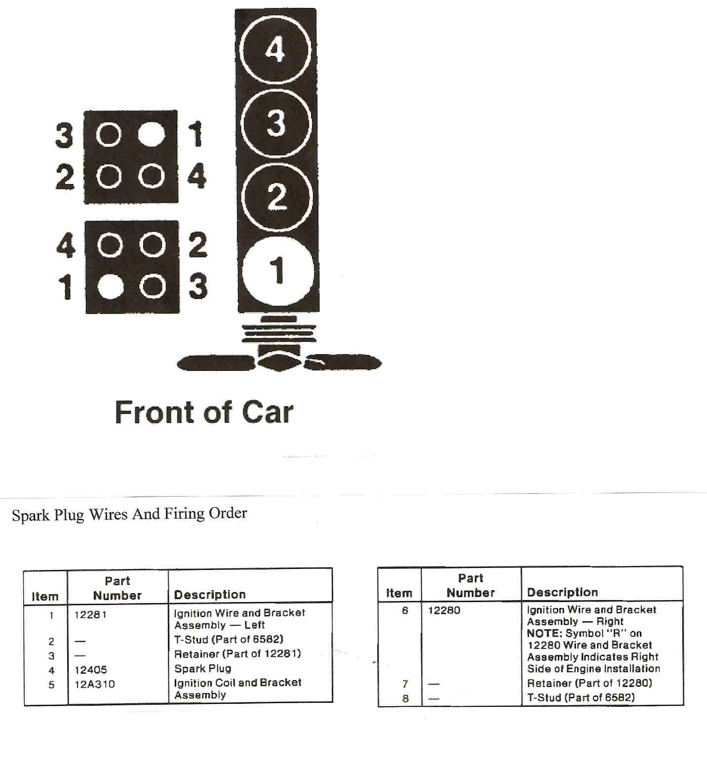 Ford Firing Order Ranger