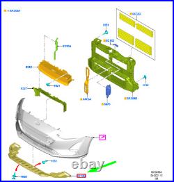 FORD FOCUS MK4 Front Bumper Lower Air Deflector 2246688 NEW GENUINE ...