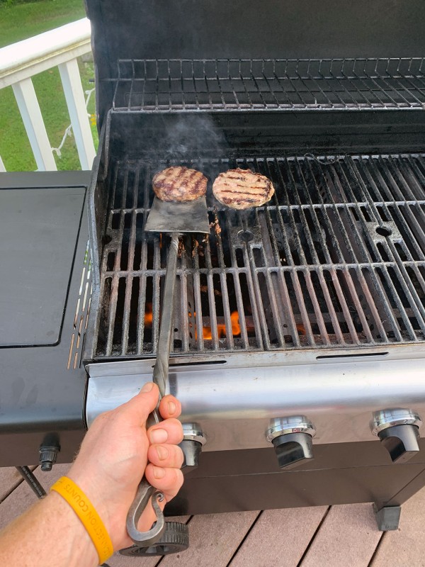 forged bbq spatula