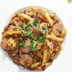 Smoked Sausage & Sun-Dried Tomato Cream Sauce Pasta