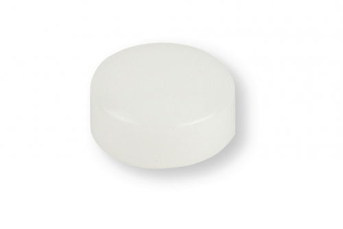 License plate screw cap - white