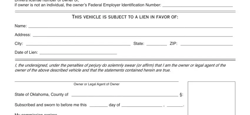 oklahoma title application 2019 conclusion process clarified (stage 2)