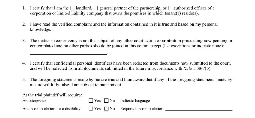 Verified Complaint Landlord Tenant New Jersey PDF Form - FormsPal