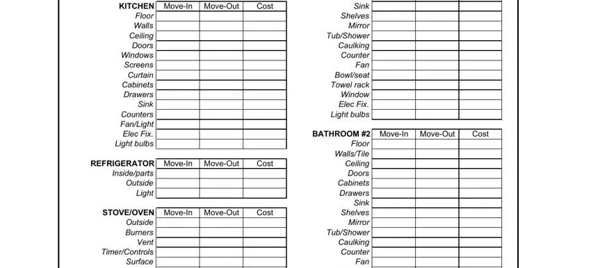 Tenant Move-Out Checklist Form completion process explained (part 2)