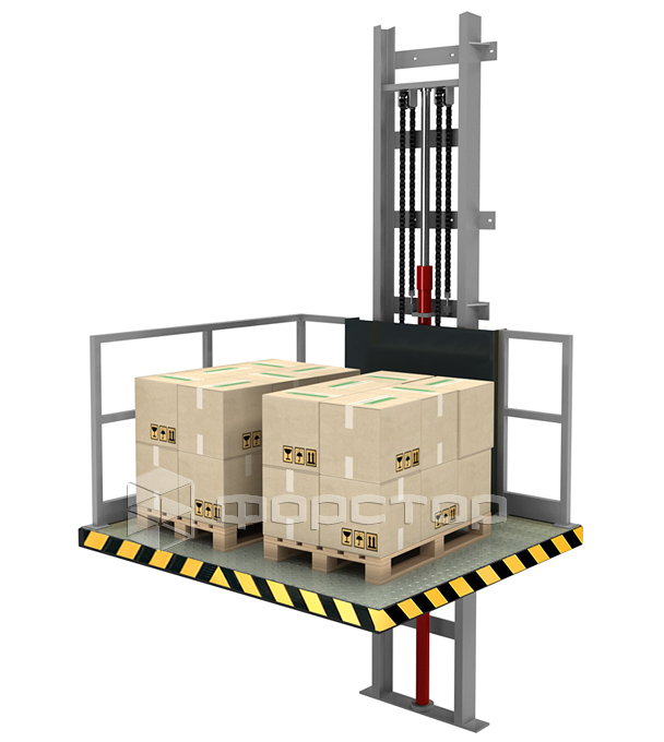 Platform lift for goods