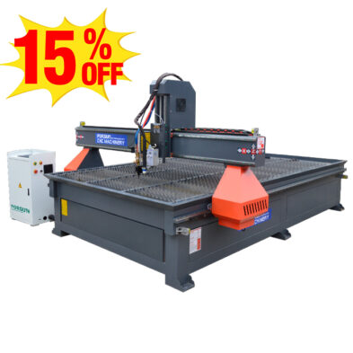 CNC Plasma Cutting Machine with Flame Torch for metal sheet cutting