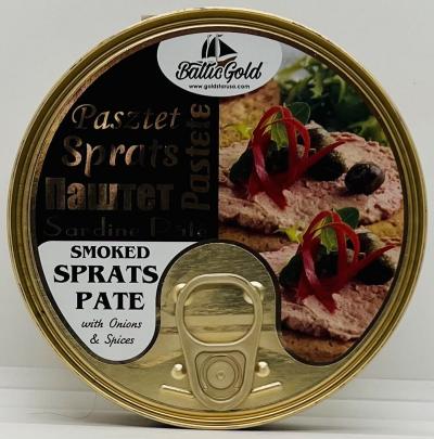 Baltic Gold Smoked Sprats Pate 160g.