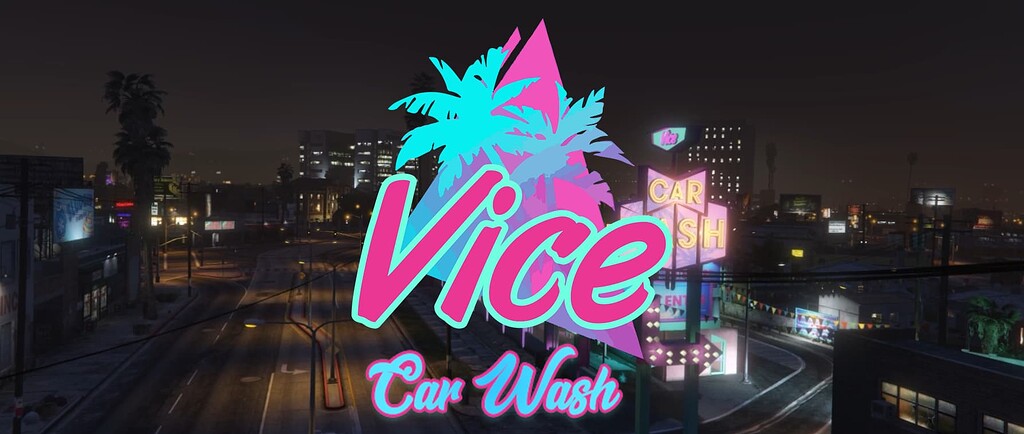 Vice Car Wash [MLO] [YMAP] [CUSTOMPROPS] [QBCORE] - FiveM Releases ...