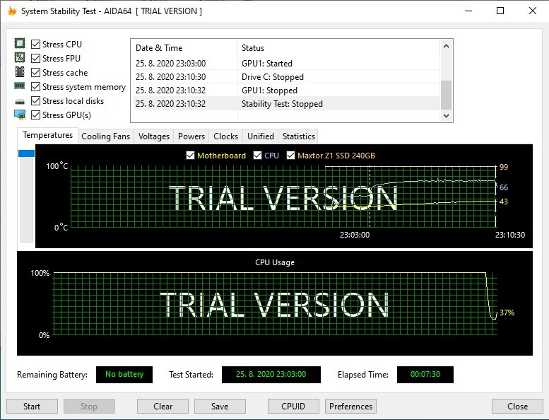 Maxtor Z1 SSD monitoring 99-100 Celsius - Bug reports - AIDA64 ...