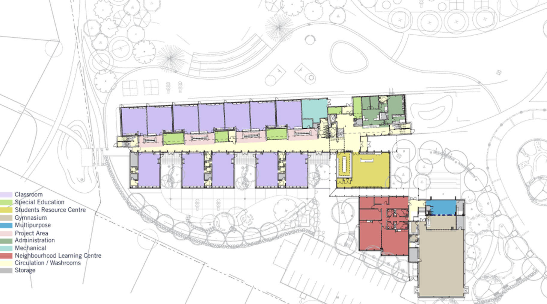 Modern School Floor Plan – NBKomputer