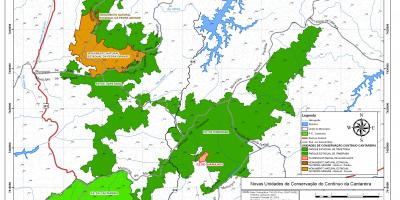 Carte du parc Cantareira