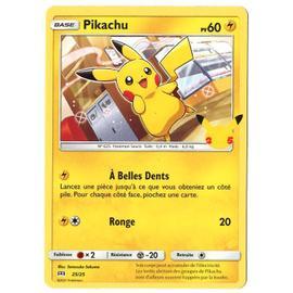 Carte Pokemon - Pikachu 25/25 - Promo Mcdo 2021 Fr | Rakuten