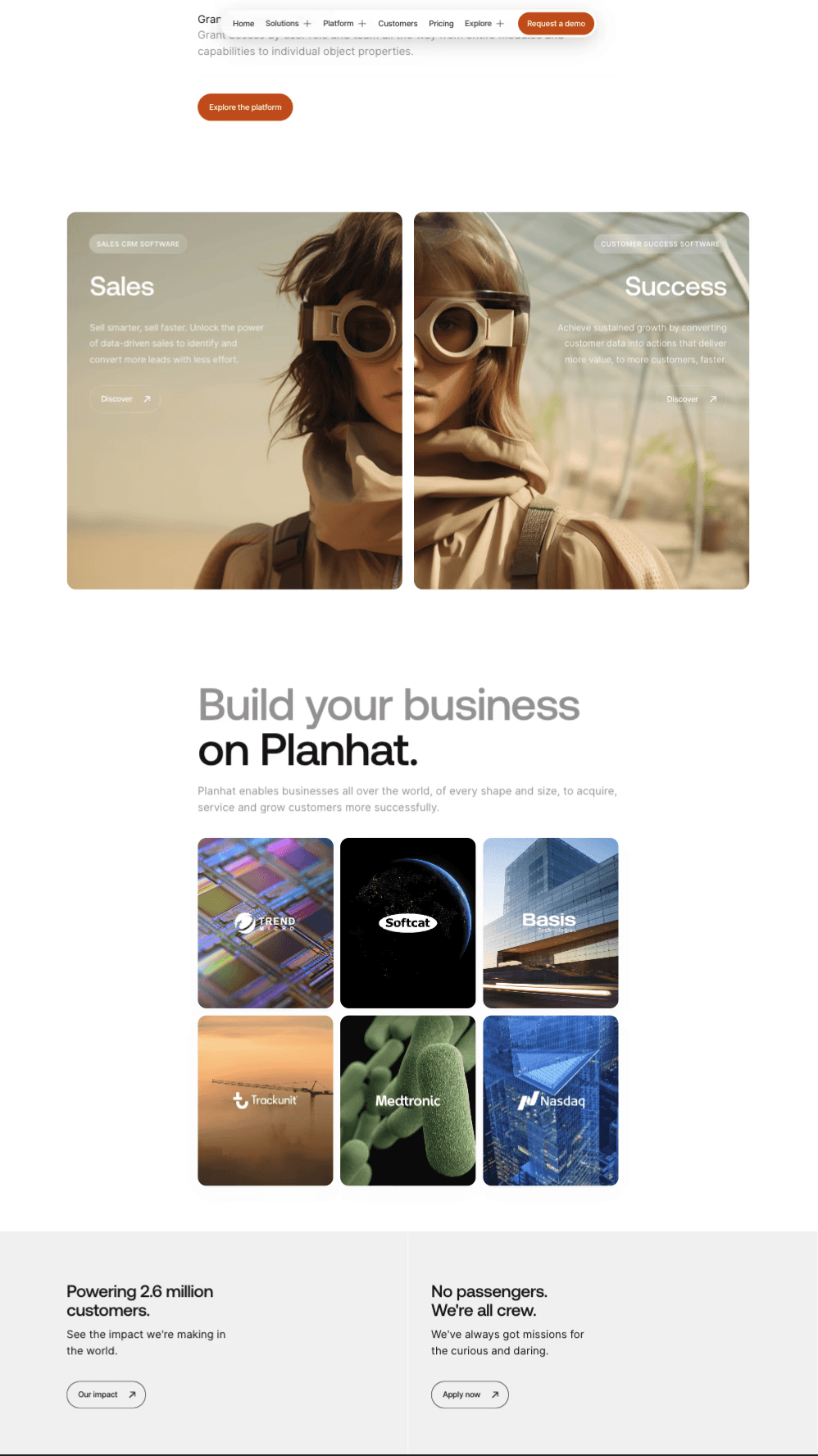 Planhat website