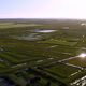 Vue aérienne des marais du littoral charentais