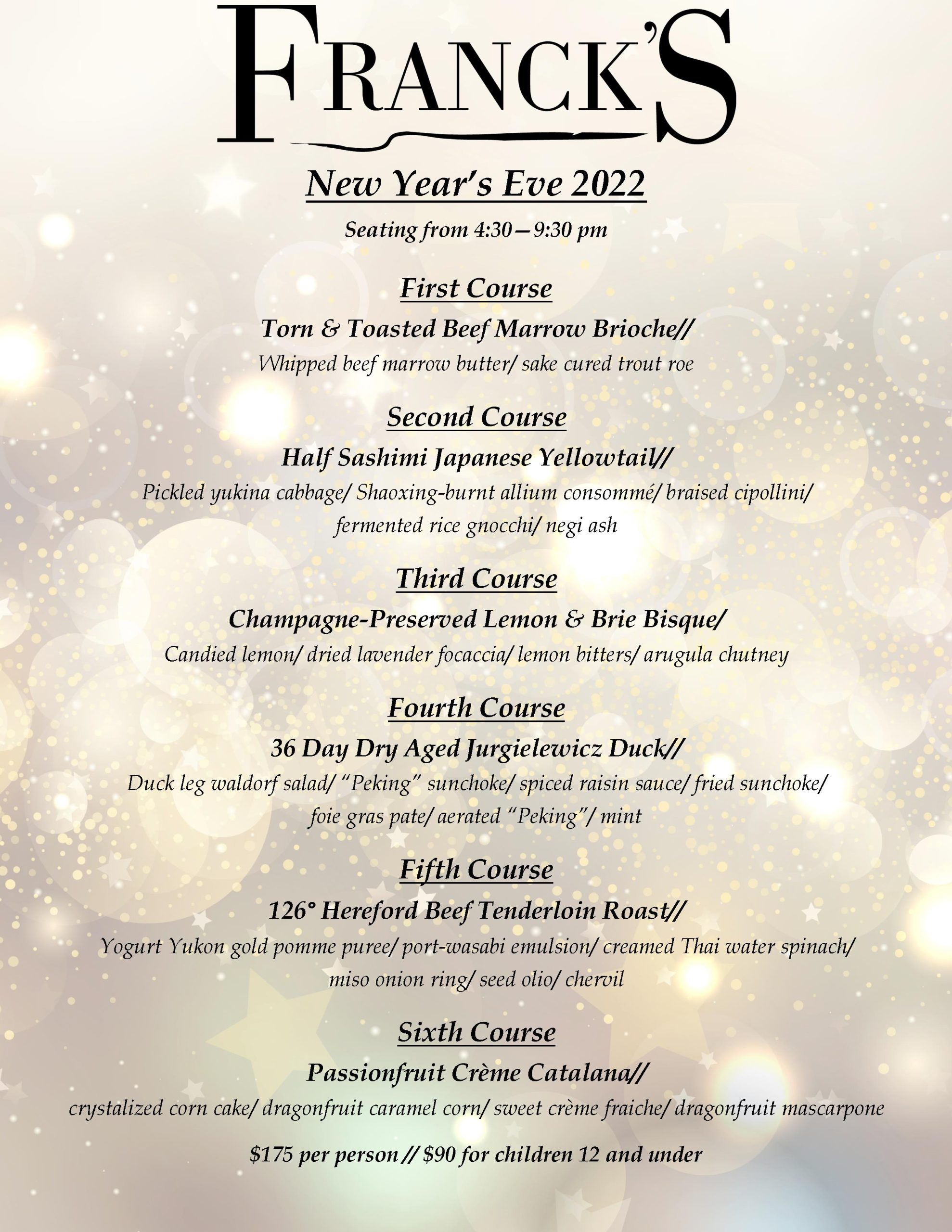 Where to Eat in Utah For New Year’s Eve • Salt Lake Magazine